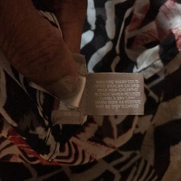 Chico’s Kimono Chevron/Animal PrintSize L/XL - Picture 7 of 8